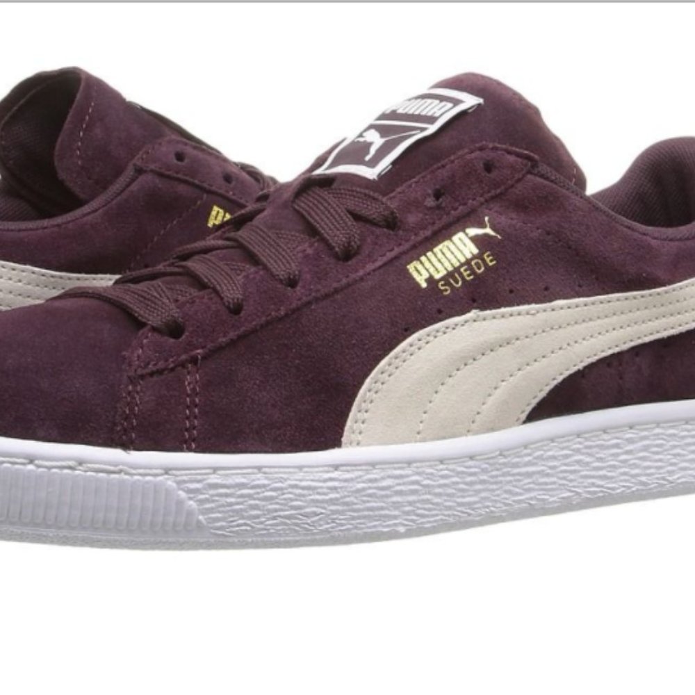 Women's Puma Suede Classics in "Winetasting"